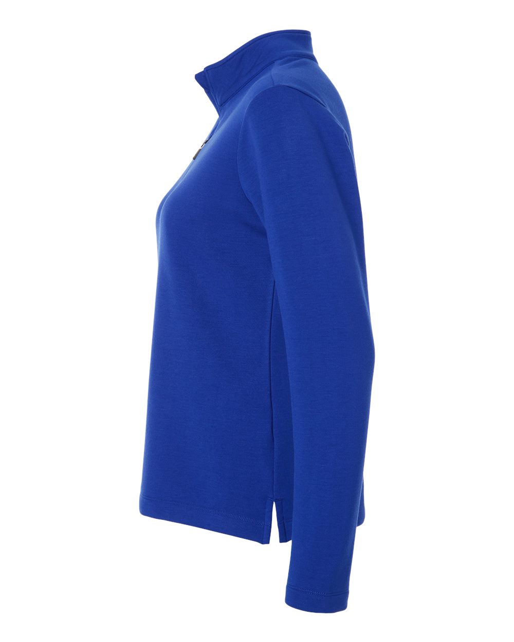 Left View of Royal Women's Stretch Quarter-Zip Fleece Pullover - STF870L plain