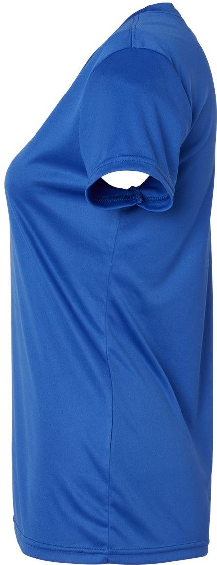 Left View of Royal Women's Vera V-Neck T-Shirt - 203