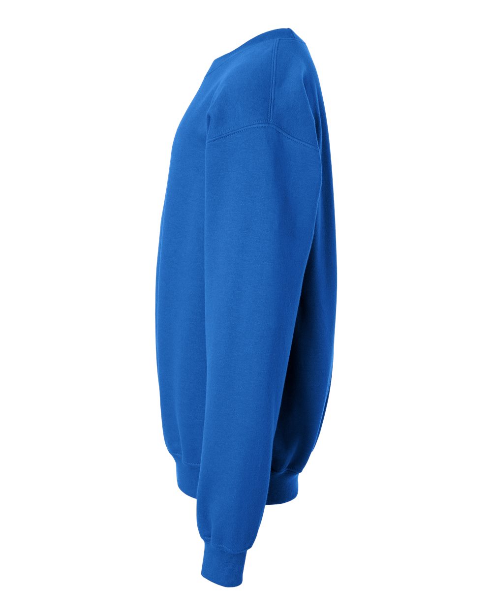 Left View of Royal Youth Softstyle® Midweight Crewneck Sweatshirt - SF000B plain