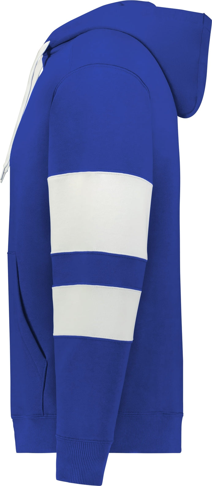 Left View of ROYAL/WHITE JACKSON WAY HOODIE
