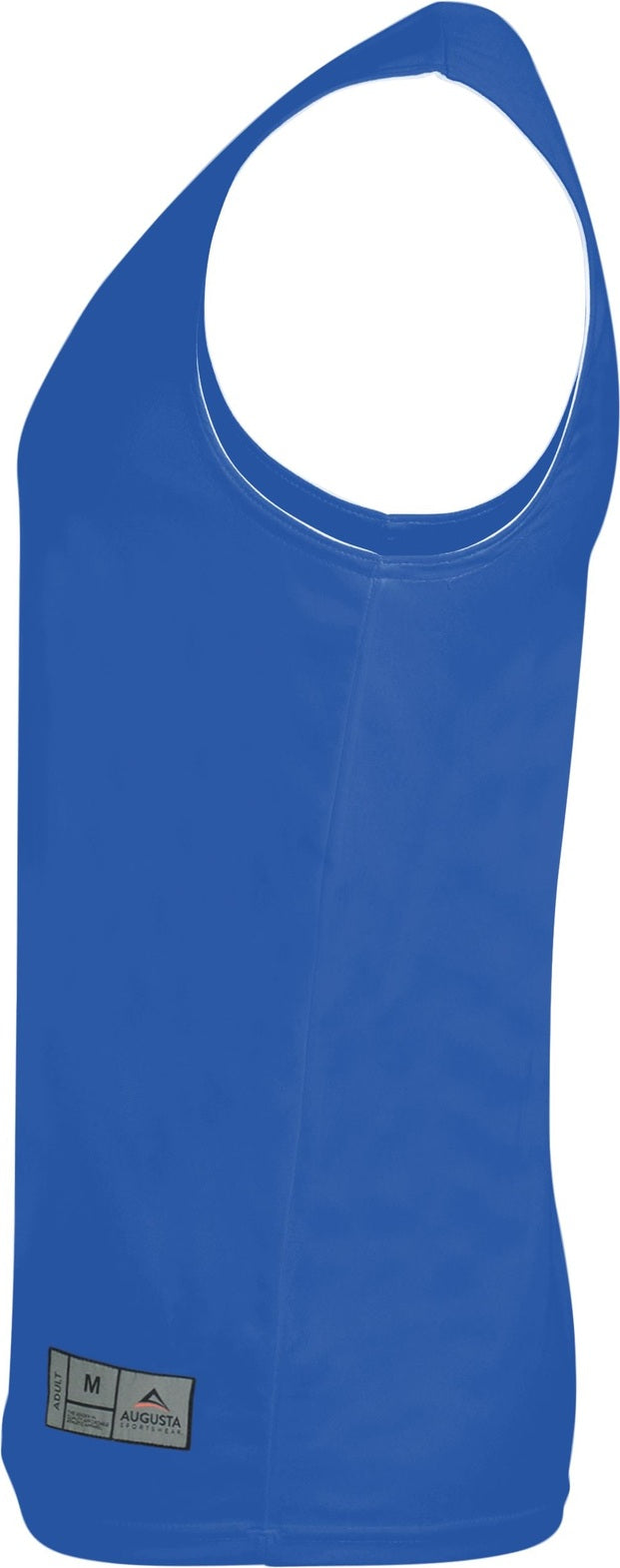 Left View of ROYAL/WHITE REVERSIBLE WICKING TANK
