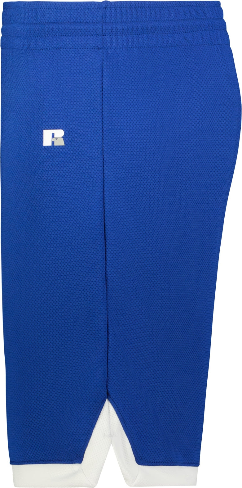 Left View of ROYAL/WHITE YTH COOLCORE ELITE SHORTS