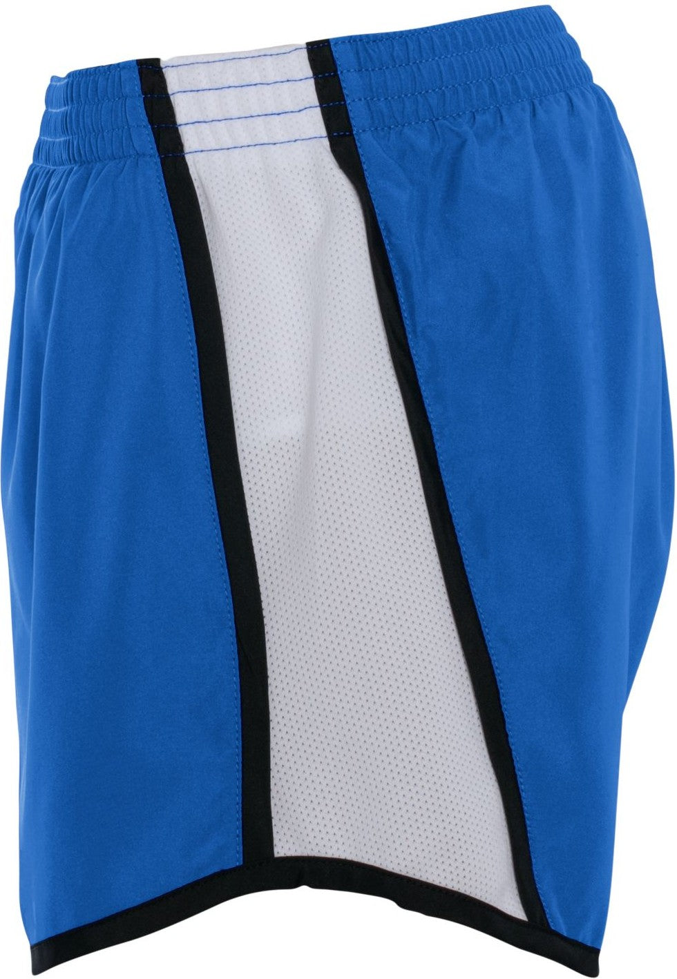 Left View of ROYAL/WHITE/BLACK LDS JR FIT PULSE TEAM SHORT