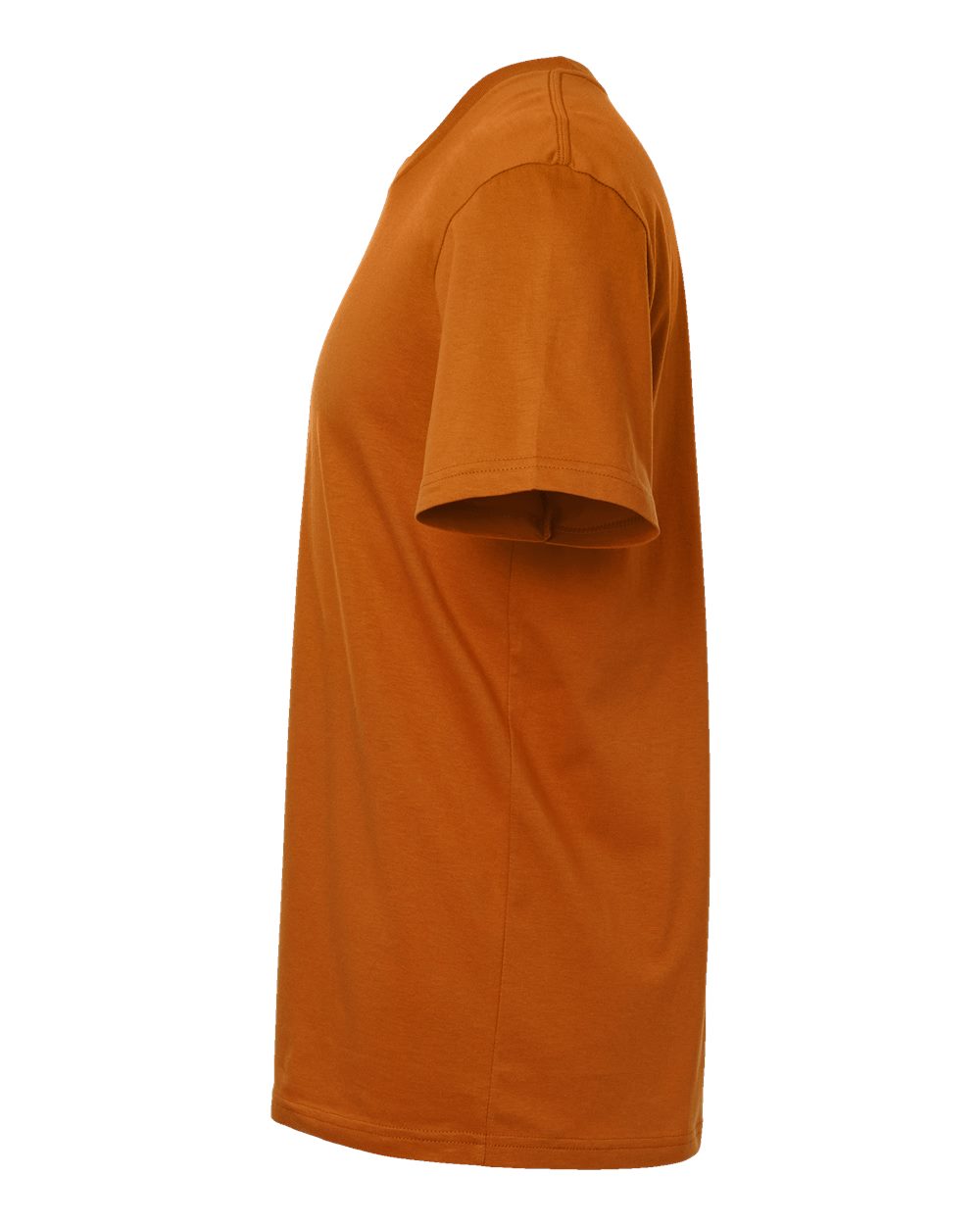 Left View of Rust Fine Jersey Tee - 2001