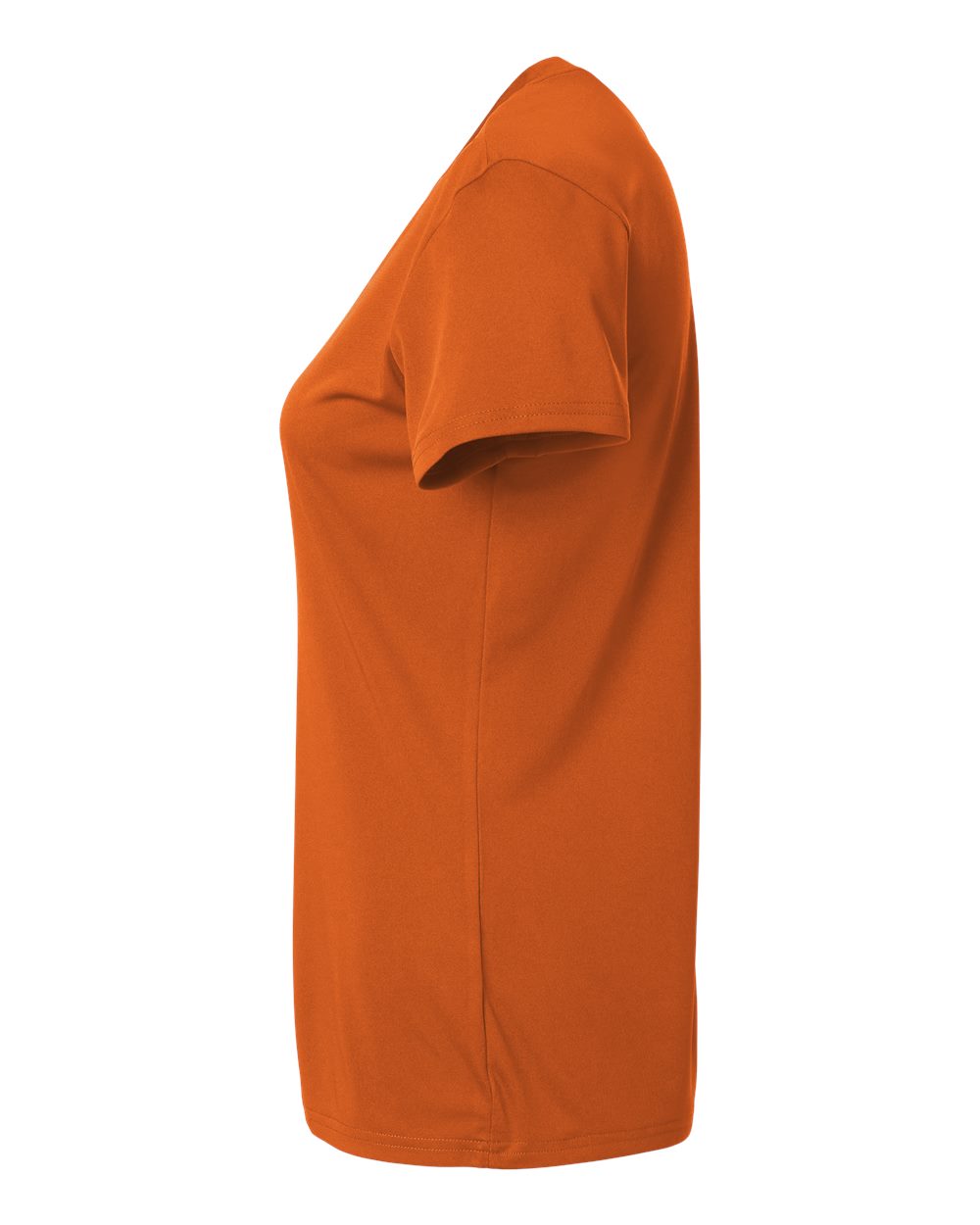 Left View of Rust Pro-Lock Women&#39;s Performance T-Shirt - 48000L