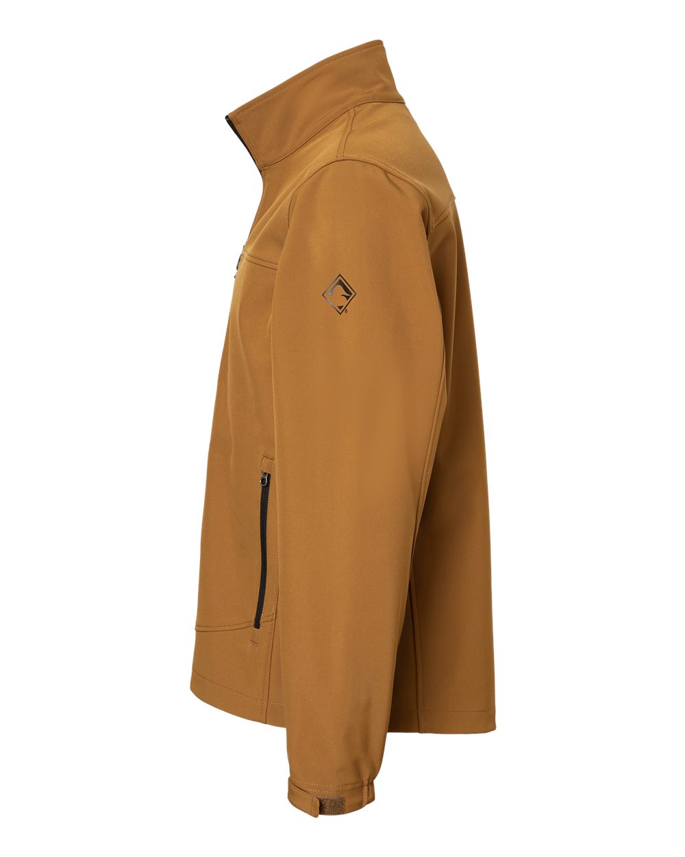 Left View of Saddle Motion Soft Shell Jacket Tall Sizes - 5350T