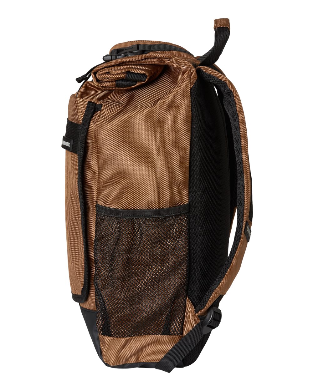Left View of Saddle Roll Top Backpack - 1410DD