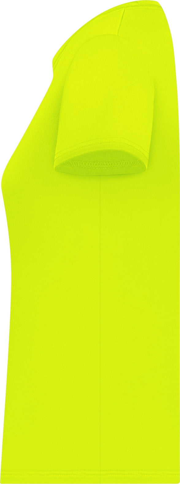 Left View of SAFETY YELLOW LADIES C2 TEE