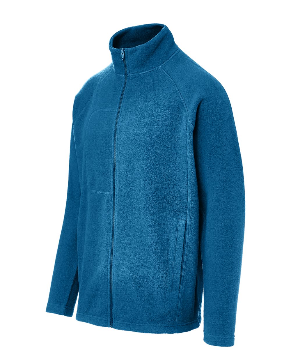 Left View of Sailor Blue Whisper Fleece™ Full-Zip Jacket - 24138 plain