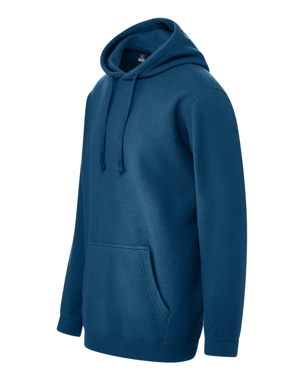 Left View of Sailor Blue Whisper Fleece™ Hooded Sweatshirt - 24701