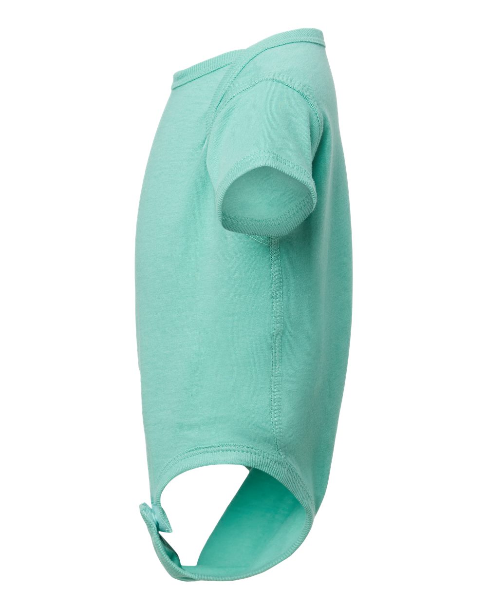 Left View of Saltwater Infant Fine Jersey Bodysuit - 4424