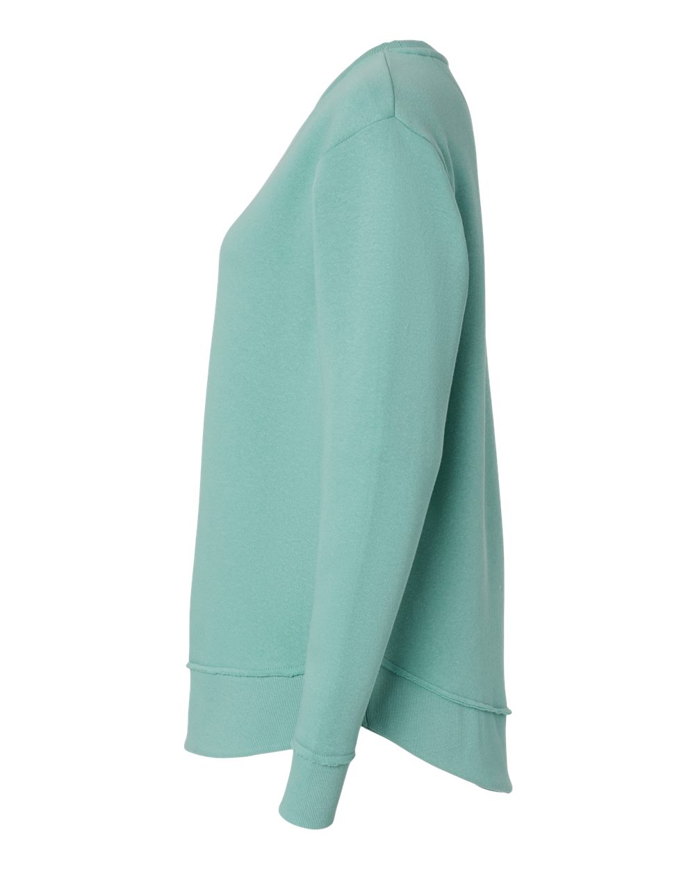 Left View of Saltwater Women&#39;s Weekend Fleece Crewneck Sweatshirt - 3525