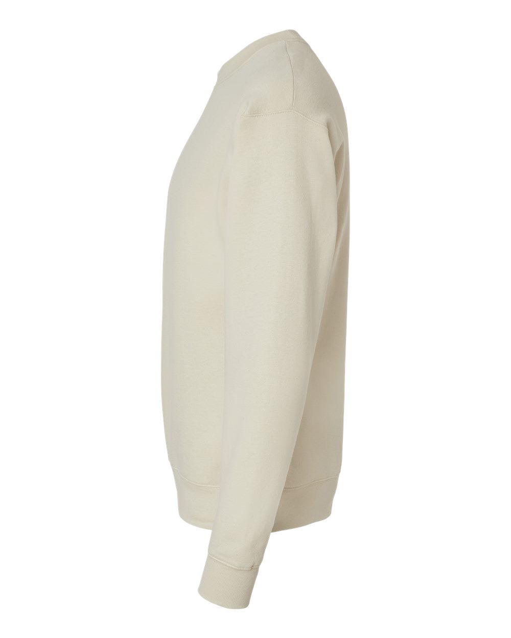 Left View of Sand Perfect Sweats Crewneck Sweatshirt - RS160