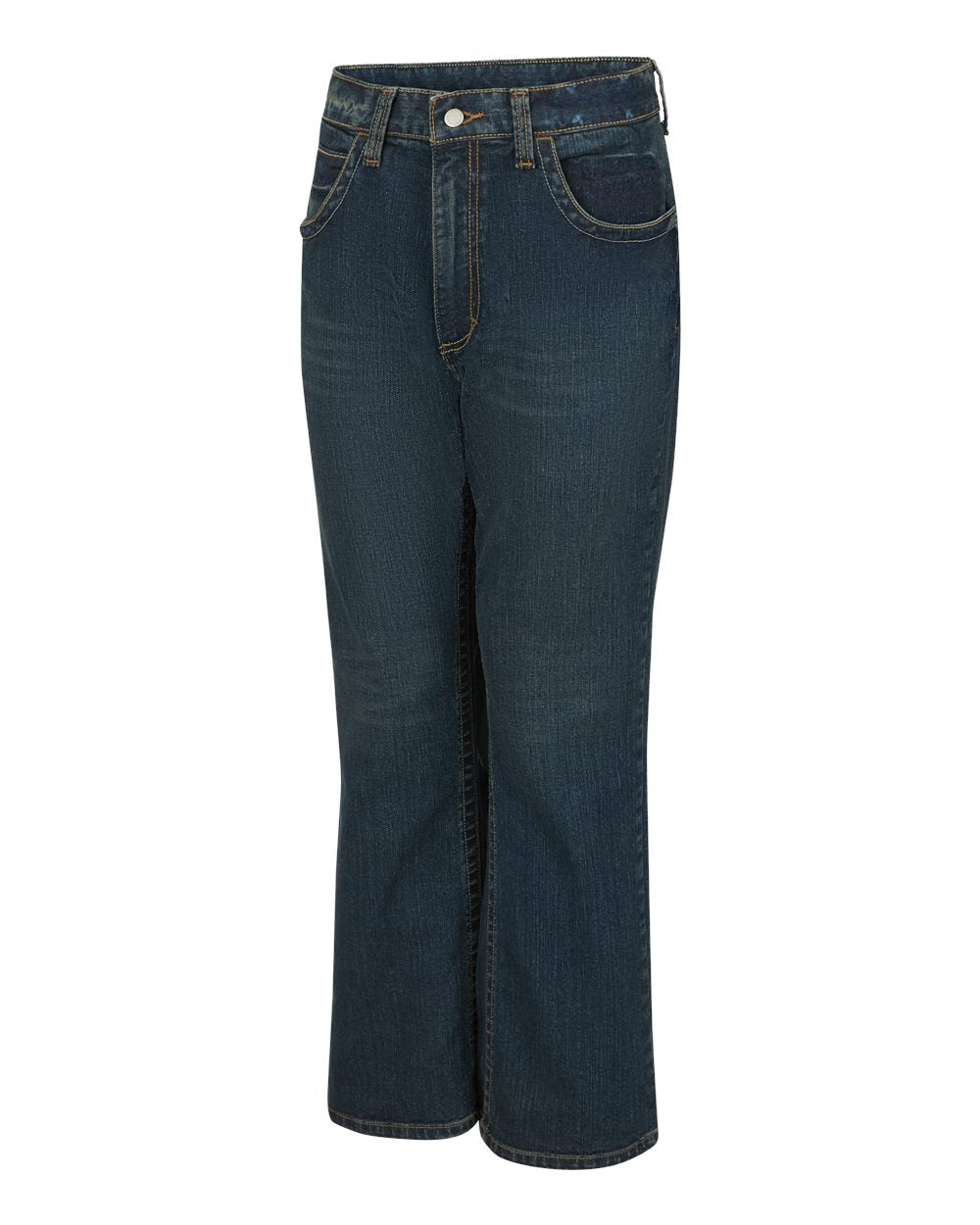 Front View of Sanded Denim - 36I Men's Bootcut Jeans - PSJ2 plain