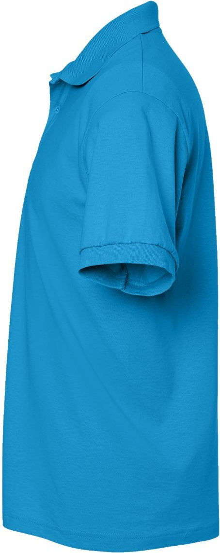 Left View of Sapphire DryBlend® Jersey Polo - 8800