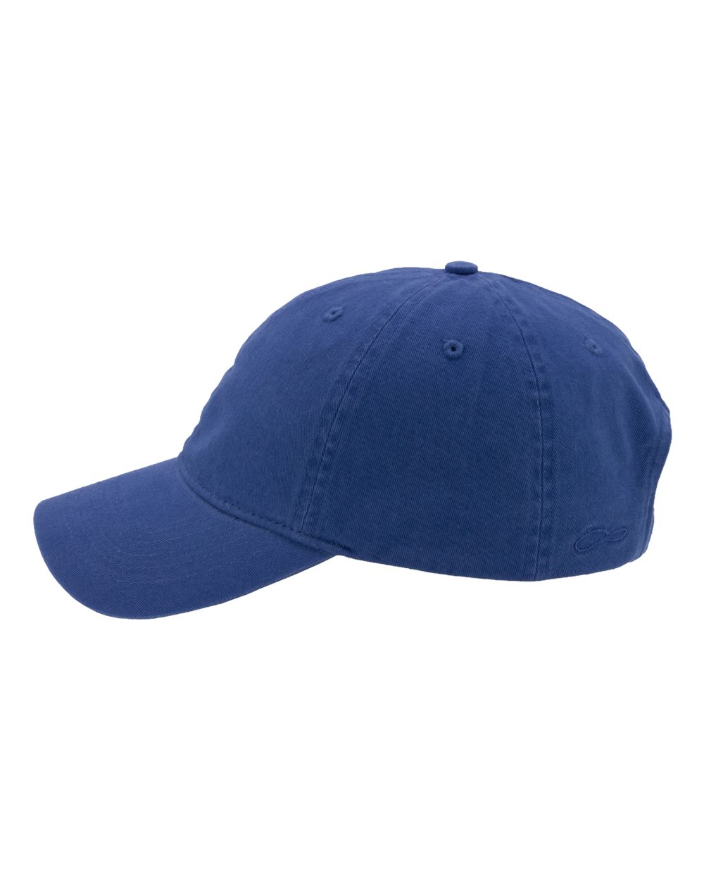 Left View of Sapphire Women's Peach Twill Cap - KATE plain