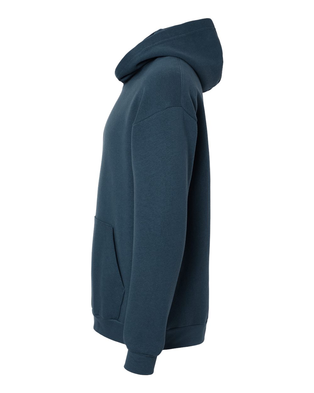 Left View of Sea Blue ReFlex Fleece Hoodie - RF498