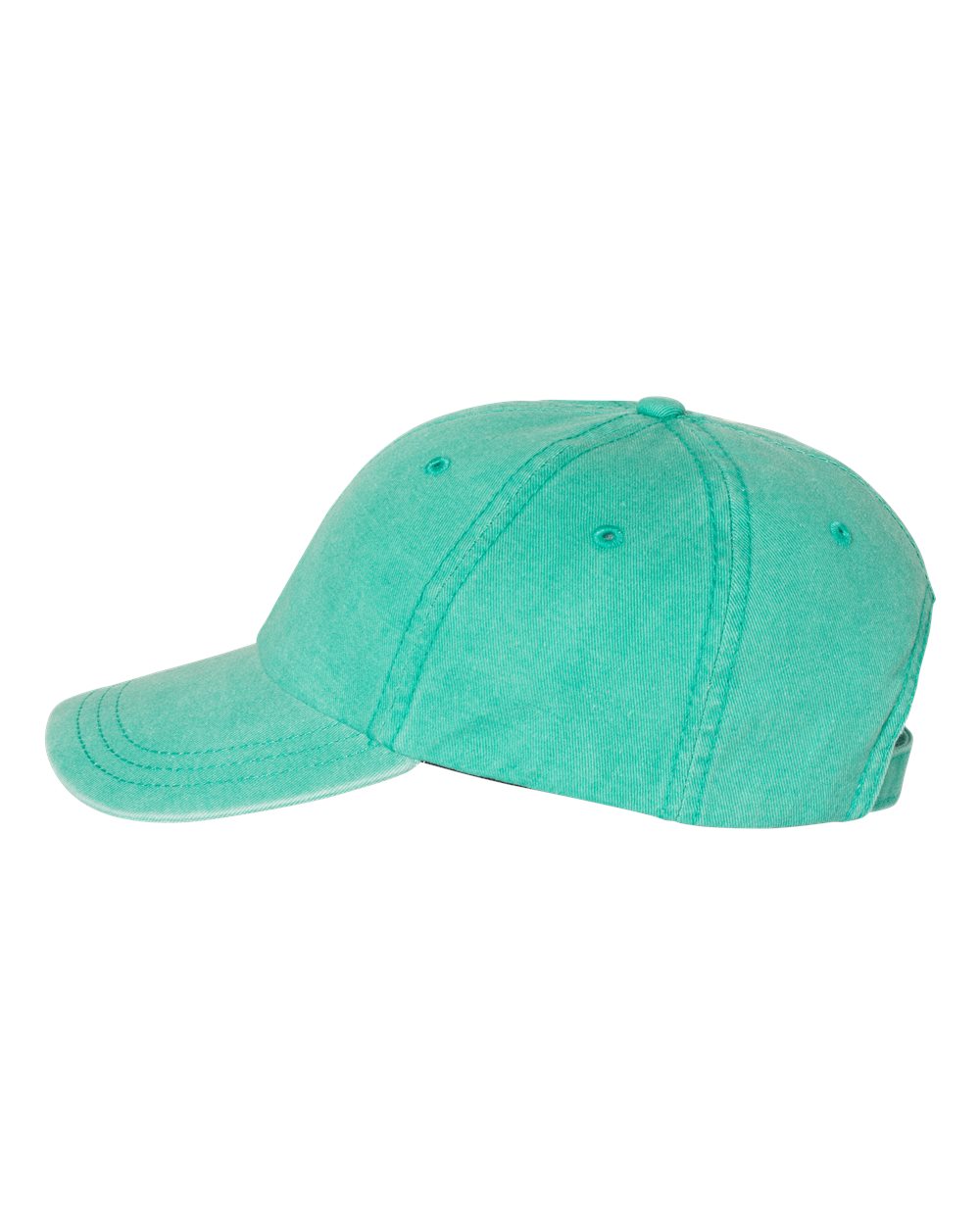 Left View of Seafoam Pigment-Dyed Cap - SP500
