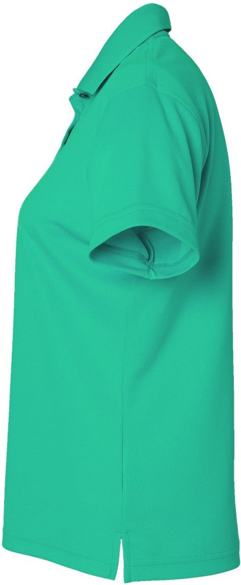 Left View of Seagreen Women's Saratoga Performance Mini Mesh Polo - 104