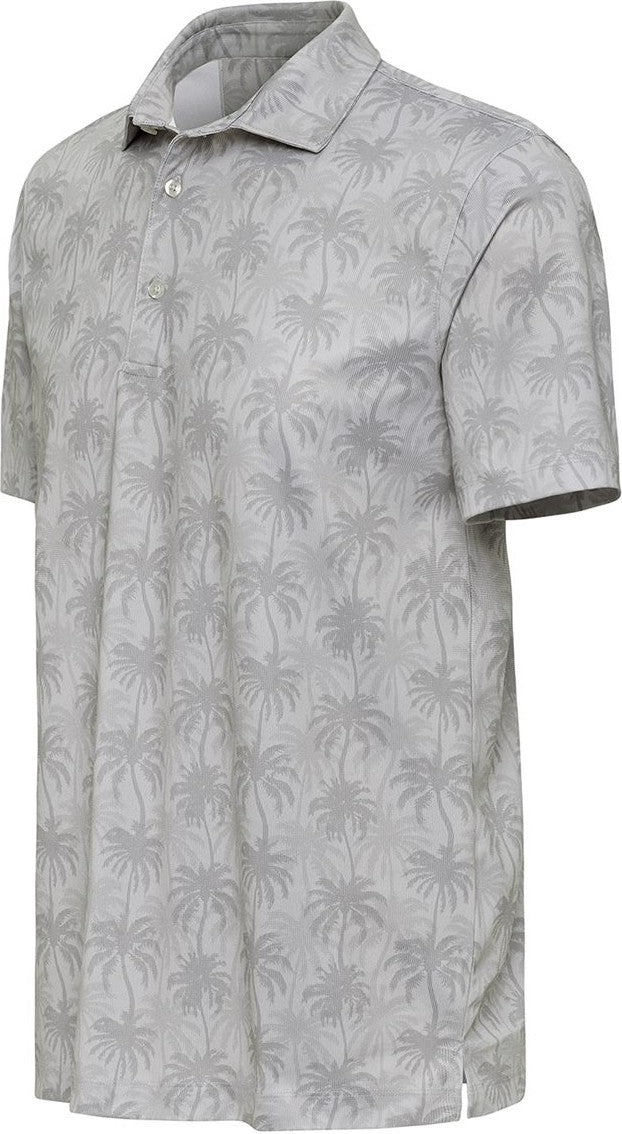 Left View of Silver Charleston Sublimated Polo - 154