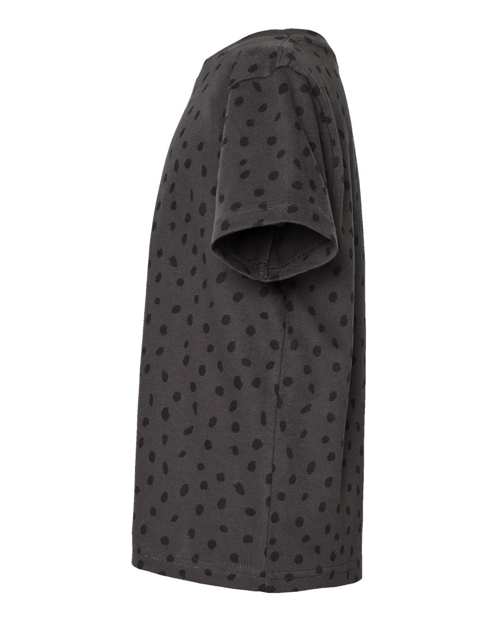Left View of Slate Spot Toddler Fine Jersey Tee - 3321