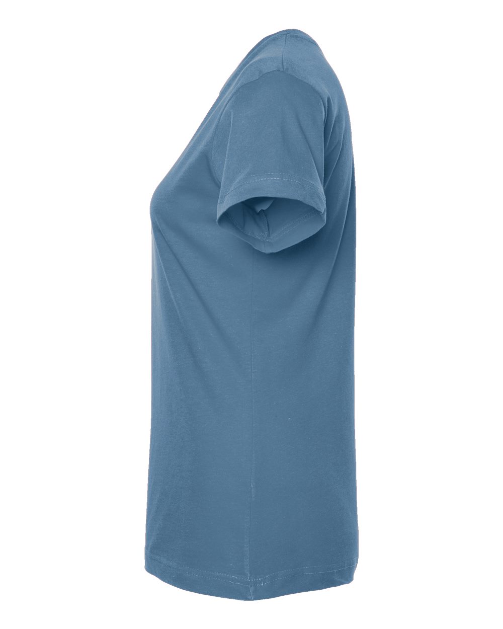 Left View of Slate Women&#39;s Fine Jersey Classic Fit T-Shirt - 216