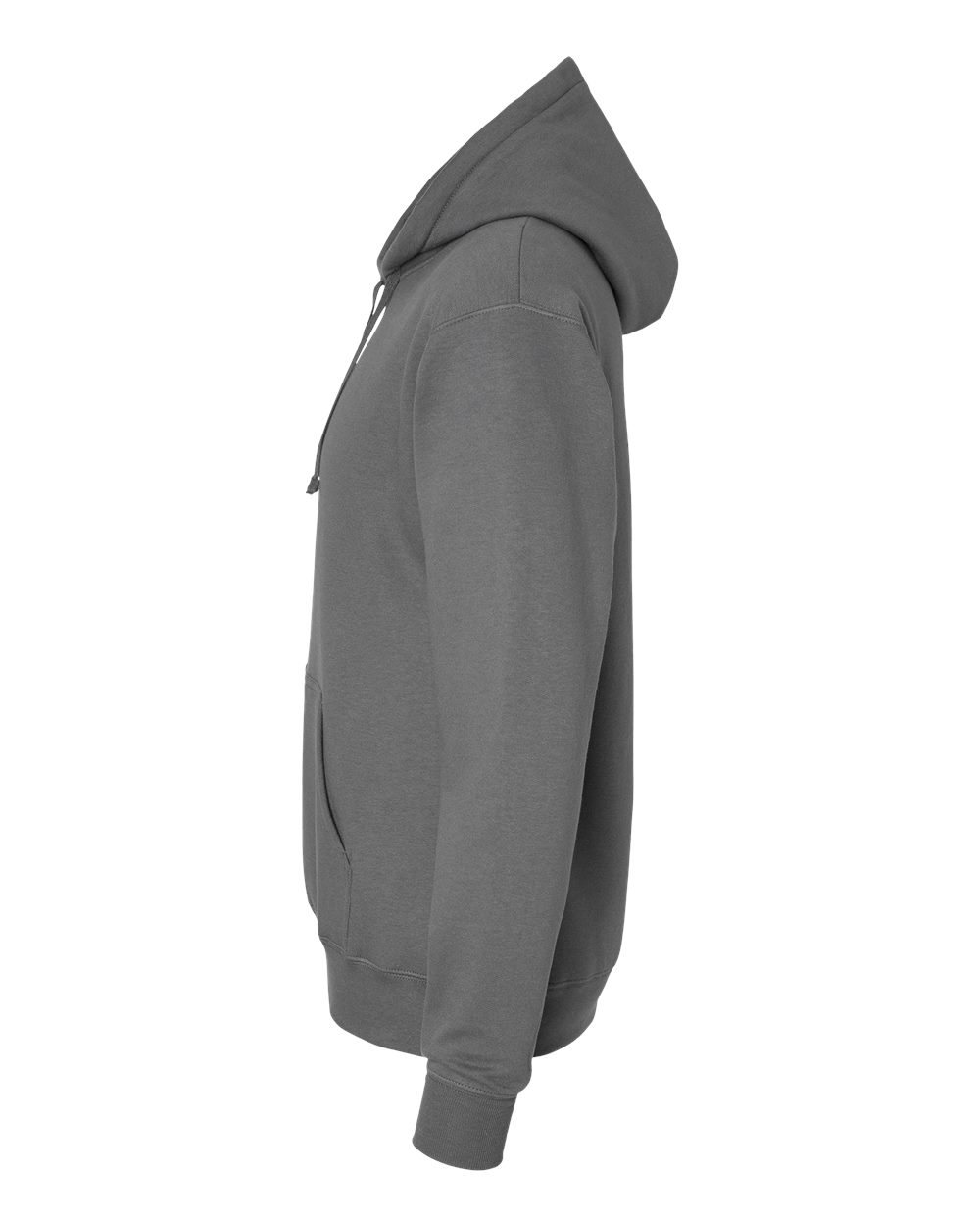 Left View of Smoke Grey Perfect Sweats Hooded Sweatshirt - RS170