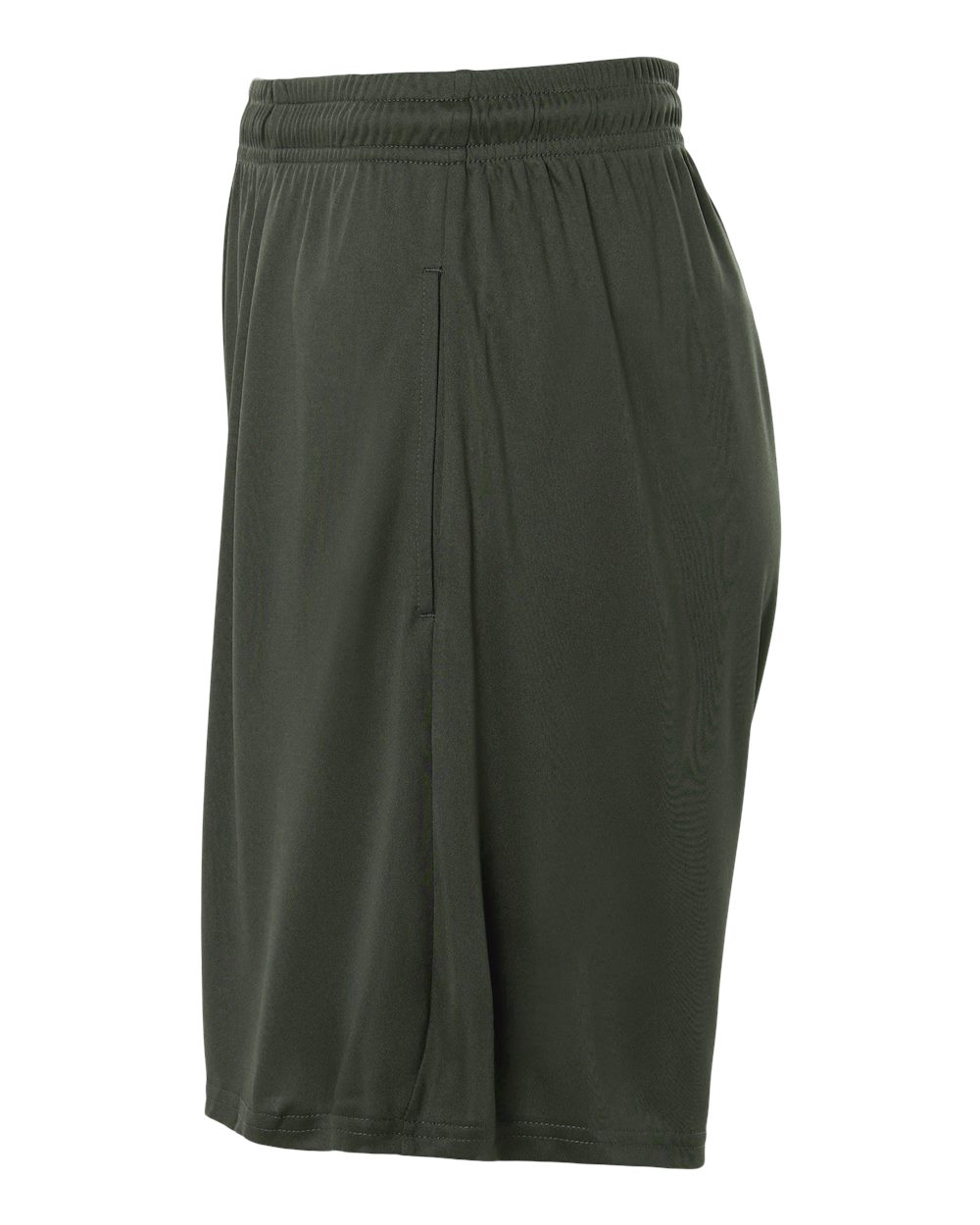 Left View of Smoke Men's Pro-Lock Performance 7" Shorts with Pockets - 48SH0