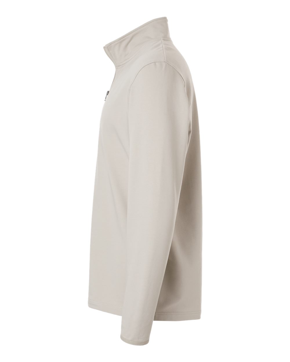 Left View of Smoke Perform Quarter-Zip Pullover - EXP20PQ