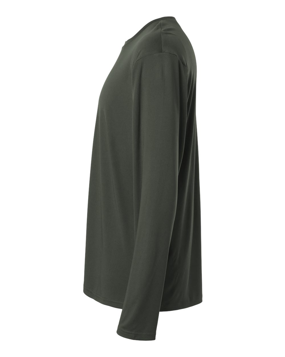 Left View of Smoke Pro-Lock Performance Long Sleeve T-Shirt - 48400