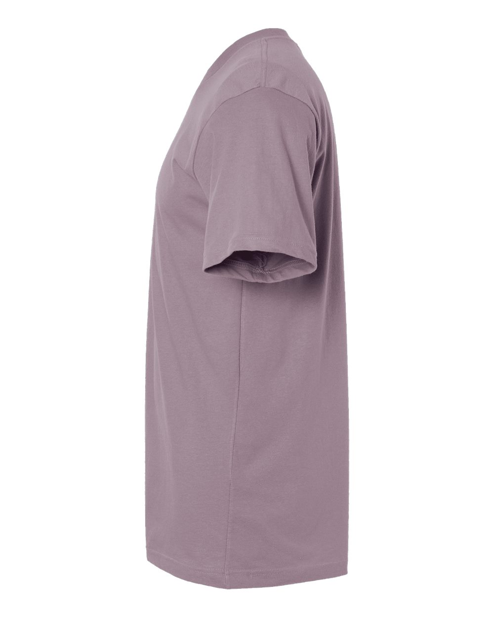 Left View of Smokey Violet Fine Jersey Tee - 2001