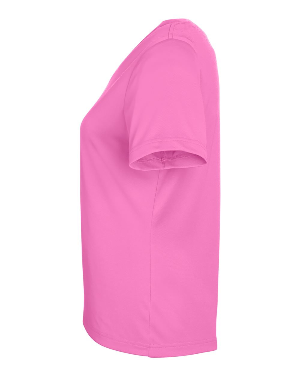Rear View of Sport Charity Pink Women's Zone Performance Mesh T-Shirt - TT15W