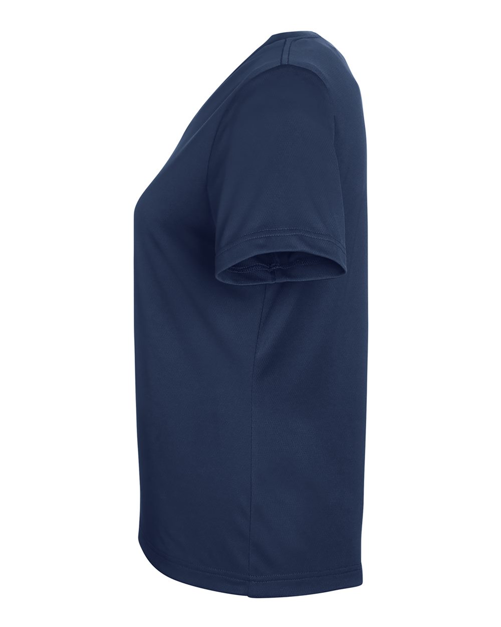 Rear View of Sport Dark Navy Women's Zone Performance Mesh T-Shirt - TT15W