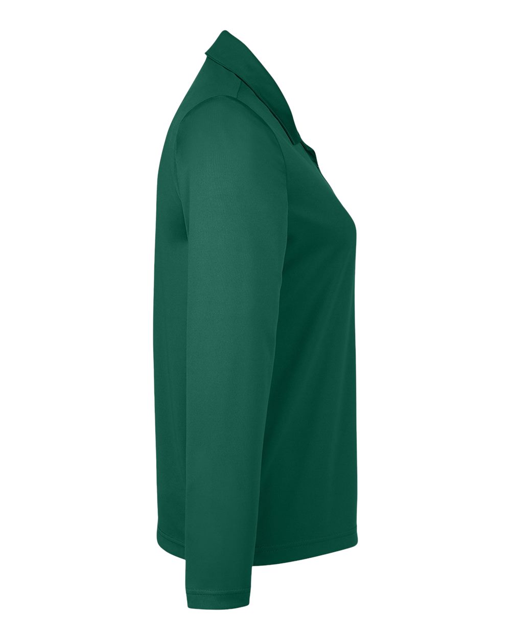 Left View of Sport Forest Women&#39;s Zone Performance Long Sleeve Polo - TT51LW