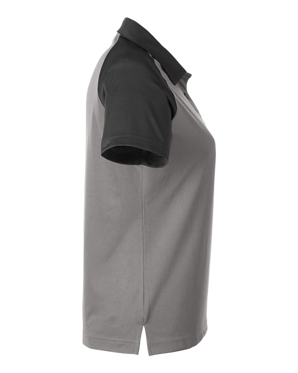 Left View of Sport Graphite/ Black Women&#39;s Command Snag-Protection Colorblock Polo - TT21CW
