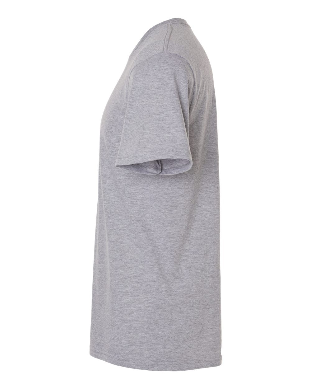 Left View of Sport Grey Softstyle® CVC T-Shirt - 64000CVC