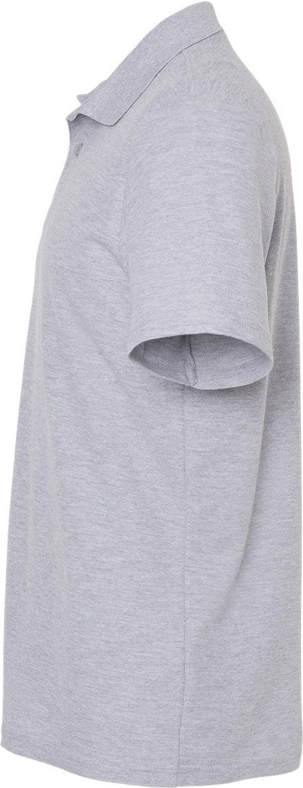 Left View of Sport Grey Softstyle® Pique Polo - 64800
