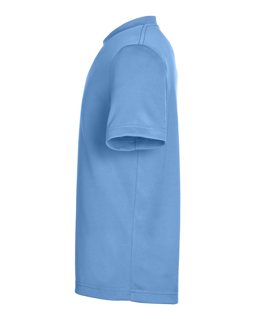 Rear View of Sport Light Blue Youth Zone Performance Mesh T-Shirt - TT15Y