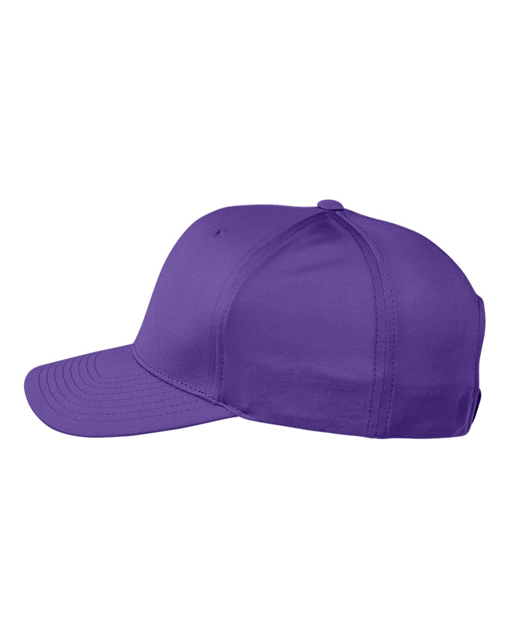 Left View of Sport Purple Yupoong® Youth Zone Performance Cap - TT801Y