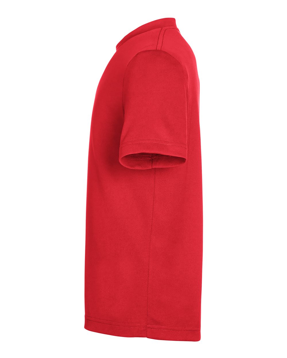 Rear View of Sport Red Youth Zone Performance Mesh T-Shirt - TT15Y