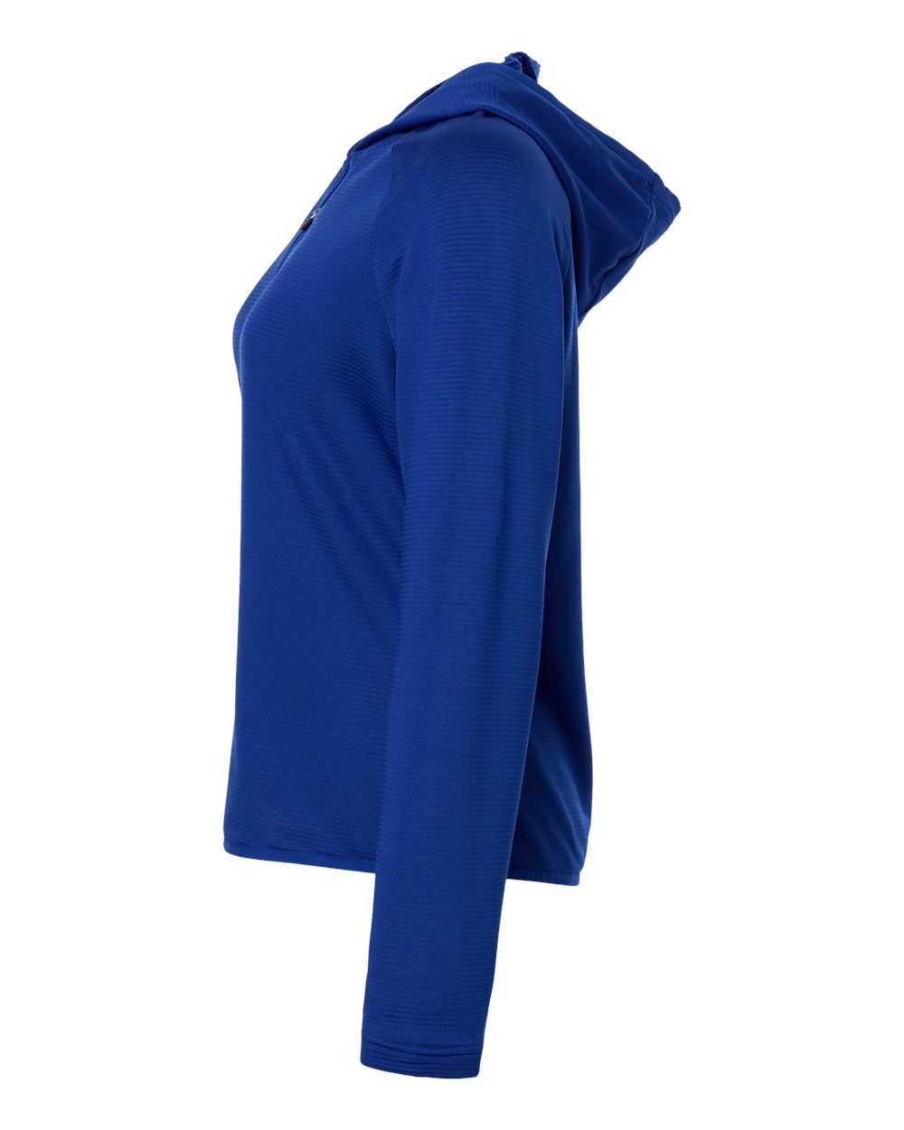 Left View of Sport Royal Women's Qualify Quarter-Zip Hooded Pullover - TT200W
