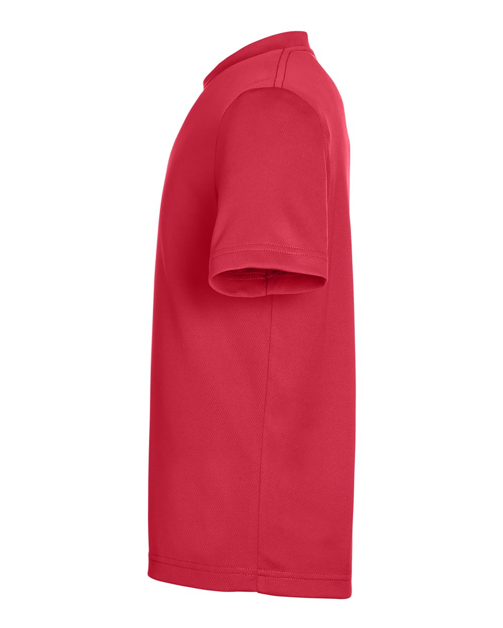 Rear View of Sport Scarlet Red Youth Zone Performance Mesh T-Shirt - TT15Y