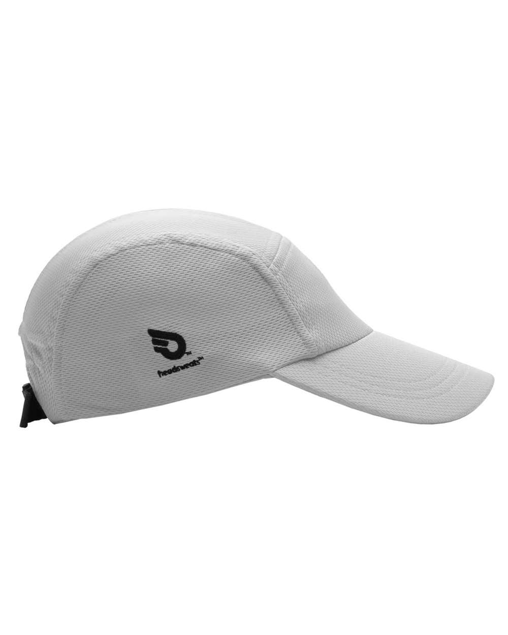 Left View of Sport Silver Race Cap - HDSW01