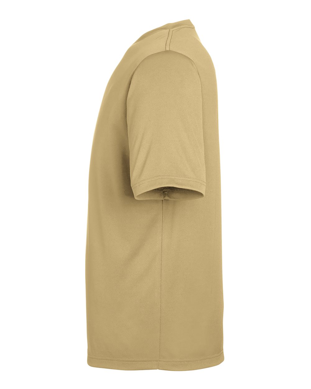 Left View of Sport Vegas Gold Men's Zone Performance Mesh T-Shirt - TT15