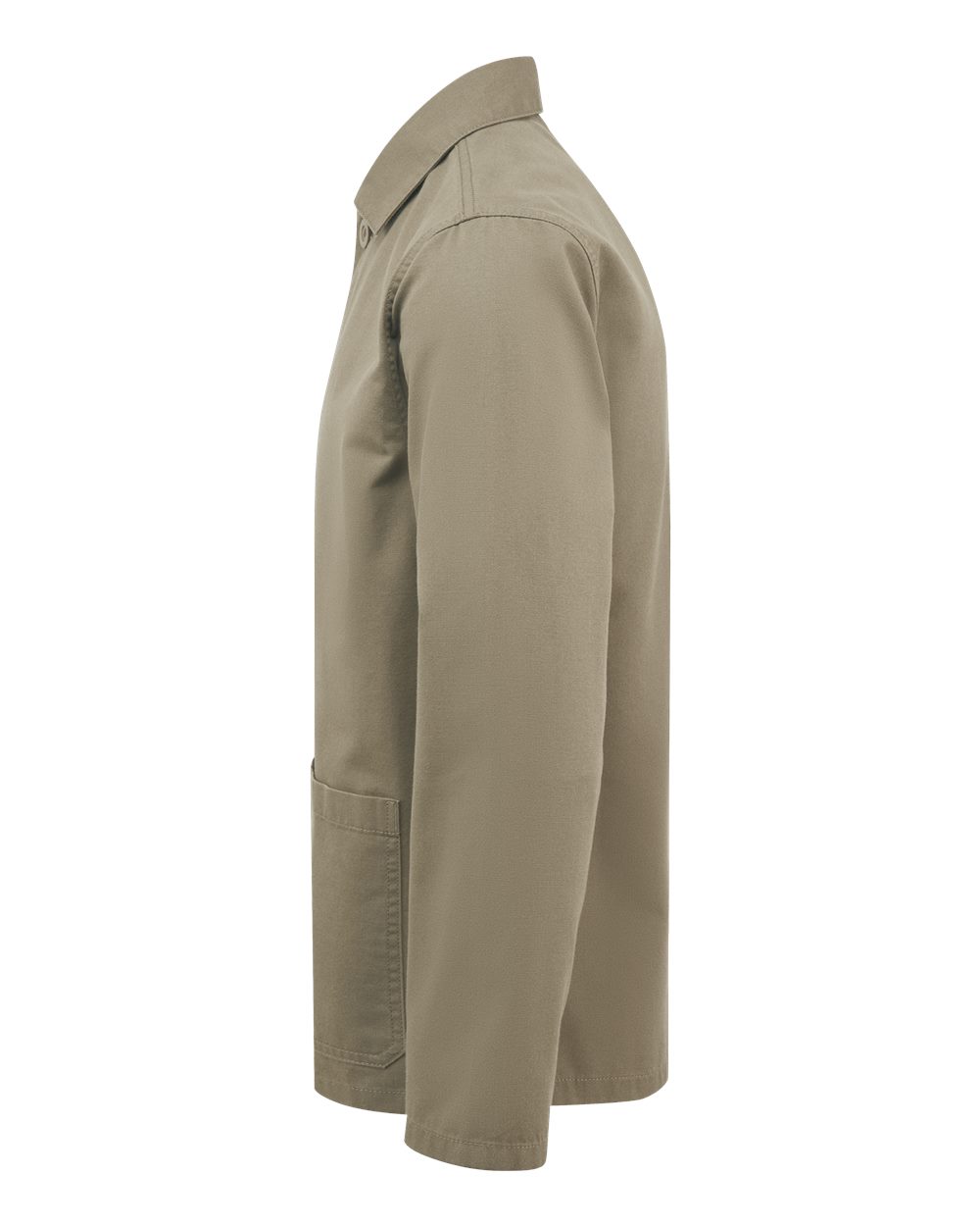Left View of Stay Khaki Unisex Utility 2.0 Chore Jacket - RP022 plain