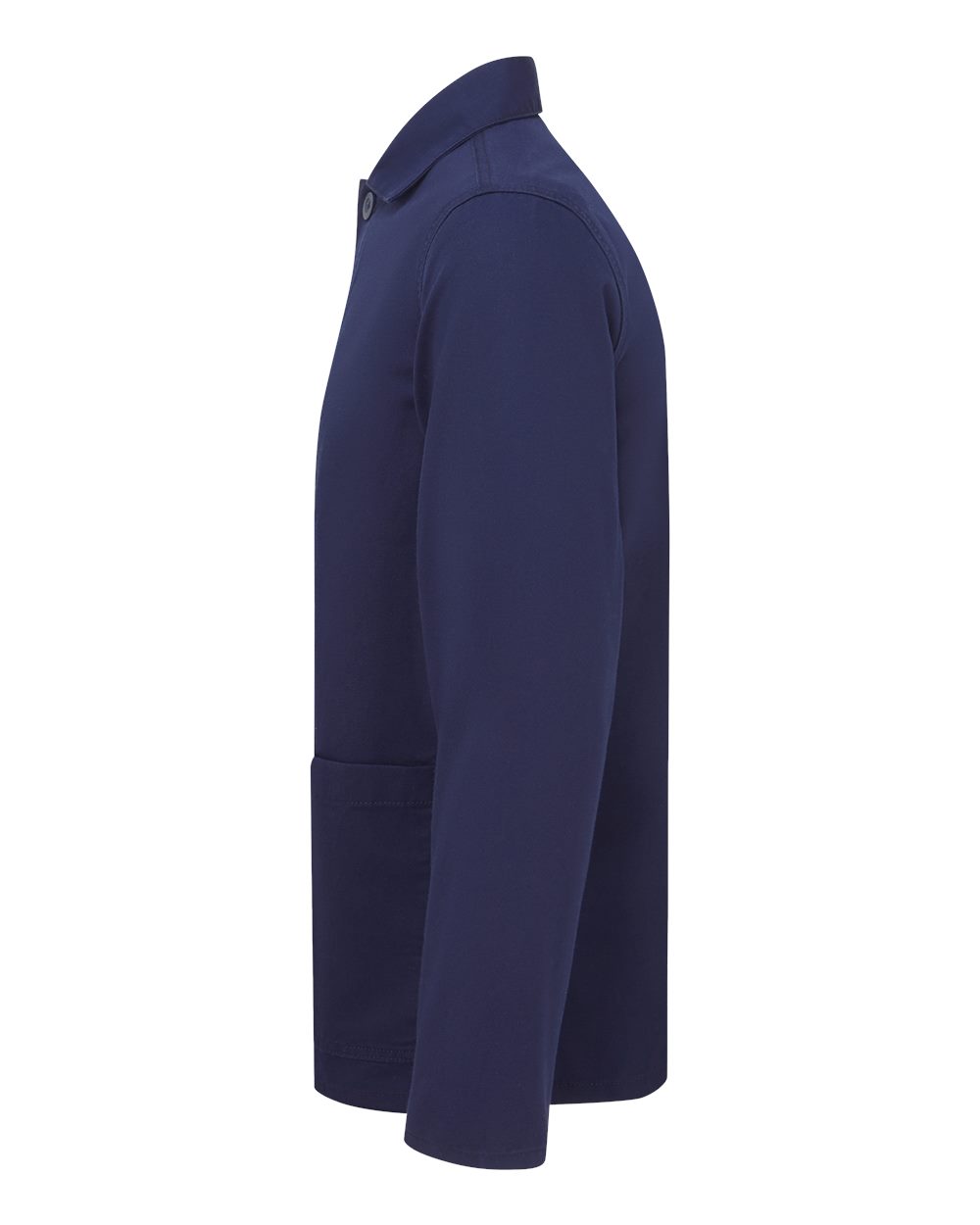 Left View of Stay Navy Unisex Utility 2.0 Chore Jacket - RP022 plain