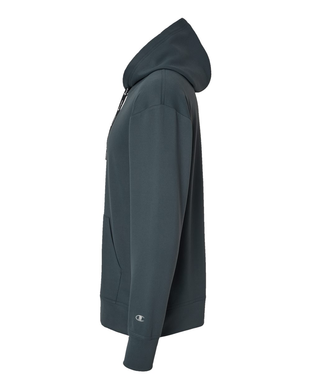 Left View of Stealth Sport Hooded Sweatshirt - CHP180