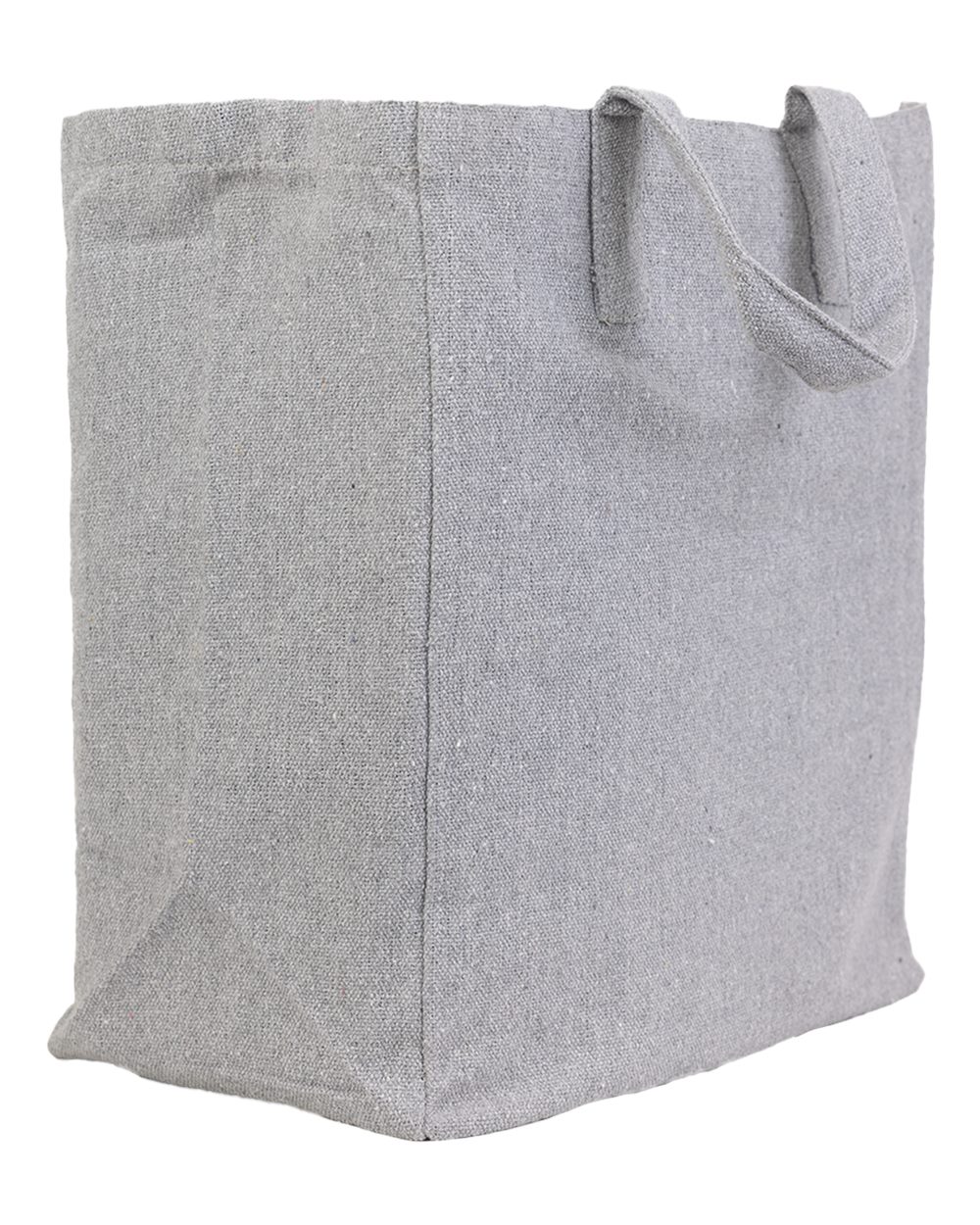 Left View of Steel Grey Sustainable Grocery Bag - S900
