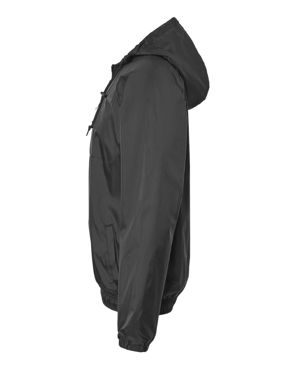 Left View of Steel Mentor Hooded Coach&#39;s Jacket - 9728