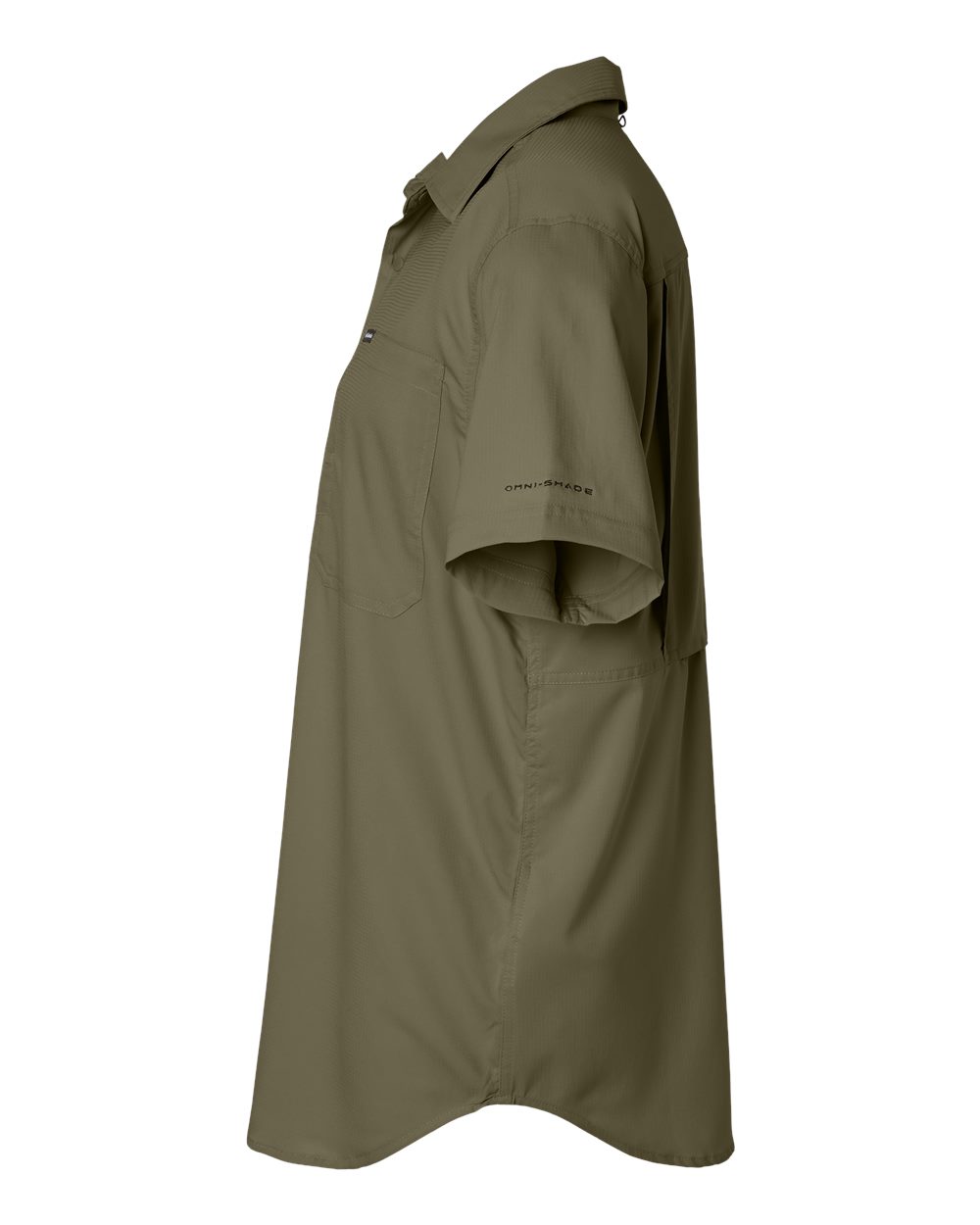 Left View of Stone Green Silver Ridge™ Utility Lite Short Sleeve Shirt - 203072